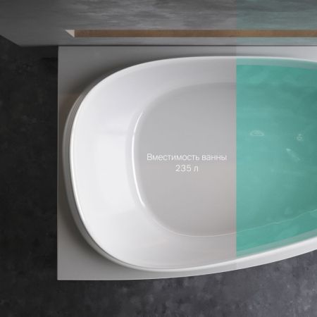 W80A-170R110W-A Like, ванна акриловая 170х110 см, правосторонняя, шт, артикул W80A-170R110W-A