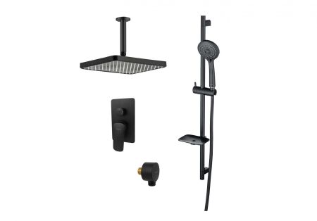 AQ1075MB ВЕГА Set 4 в 1 (AQ1046MB+AQ2071MB+AQ2454MB+AQ2011MB), матовый черный, артикул AQ1075MB