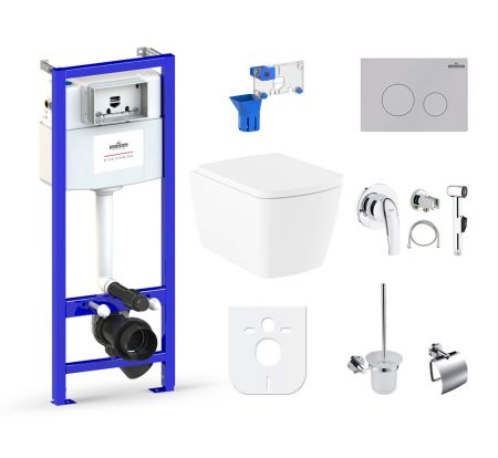 Комплект 10 в 1 Lavinia Boho Aveo Rimless 98010187, премиум с пластиковой клавишей, артикул 98010187