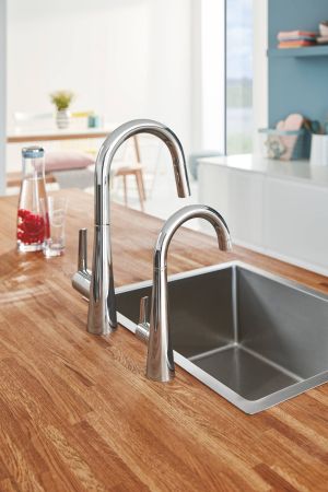 Вентиль вертикальный для подачи фильтрованной воды GROHE Zedra, хром (30026002)
