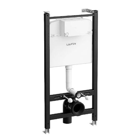 LAUFEN Pro Унитаз подвесной, безободк смыв Rimless, с инсталляционной системой, сиденье с микрол тонкое, панель смыва белая, артикул Z.RU93.0.761.6