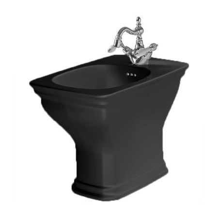 Artceram CIVITAS Биде напольное 36x54 cм, 1 отверстие, цвет: черный, артикул CIB002 03 00
