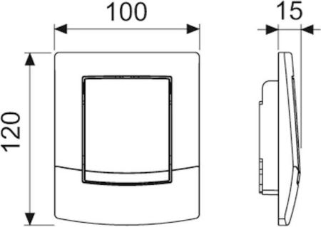 TECEambia Urinal, хром глянцевый, артикул 9242126