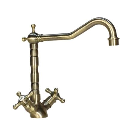 Смеситель для кухни Ulgran U-014, бронза, артикул U-014