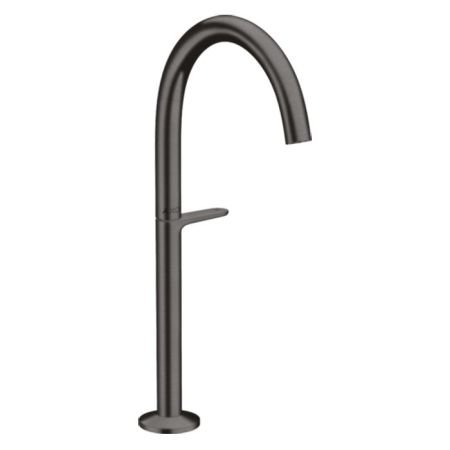 AX One Смеситель для раковины Sel 260, p-open, цвет шлифованный черный хром, артикул 48030340