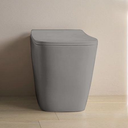 Artceram A16 Унитаз напольный, 52,5х36см, безободковый, слив универсальный, с крепежом, цвет: grigio oliva, артикул ASV004 15 00 grigio oliva