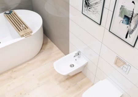 Биде Cersanit Carina BI-CARINA-Z Белое, артикул P-BI-CARINA-Z