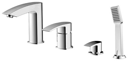 Смеситель на борт ванны Iddis Vane VANSB40I07 Хром, артикул VANSB40I07