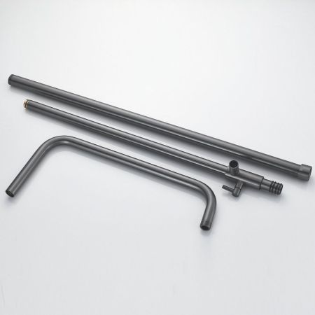 Душевая система Shevanik S6236T, оружейная сталь, артикул S6236T