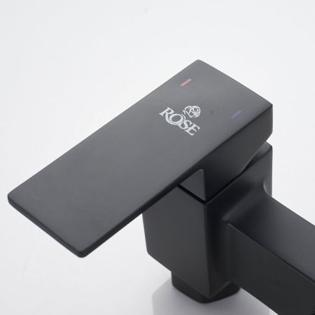 Гигиенический душ со смесителем Rose R2805H-1, черный