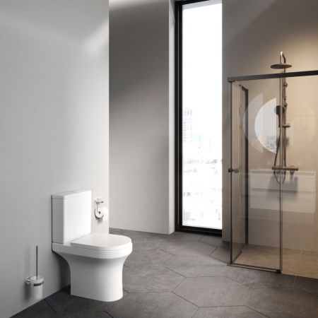 C85A8601SC X-joy унитазкомпакт без ободка с сиденьем микролифт