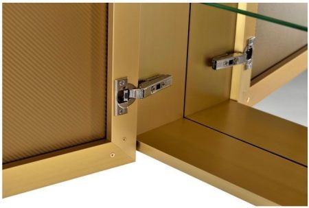 Зеркало-шкаф De Aqua 100 золото