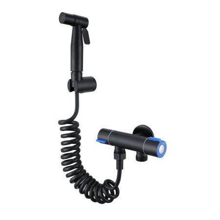 Гигиенический душ без смесителя Fmark FS-FXQ01H, черный, артикул FS-FXQ01H