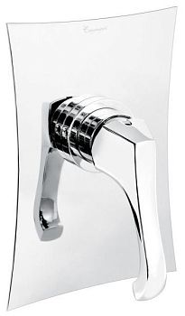 Emmevi Ares, однорычажный встраиваемый смеситель для душа, цвет зачищенное золото