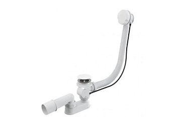 Слив-перелив (полуавтомат, 100 см.) Vega V55R Гл000026275, белый