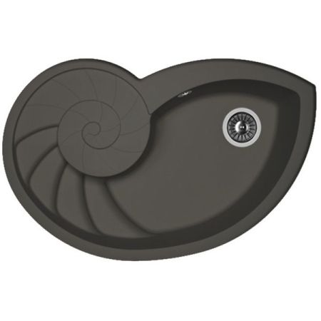 Кухонная мойка Florentina Наутилус 20.350.E0820 Антрацит, артикул 20.350.E0820.302