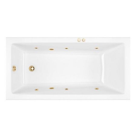 Ванна EXCELLENT Wave 160x80 "SOFT" (золото), артикул WAEX.WAV160.80.SOFT.GL