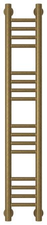 Полотенцесушитель водяной "Богема+" прямая 1000х150 (Состаренная БРОНЗА)