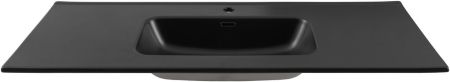 Раковина Aquanet Flat 120 черная матовая