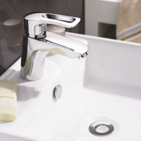 Смеситель для раковины Cron CN1066, хром