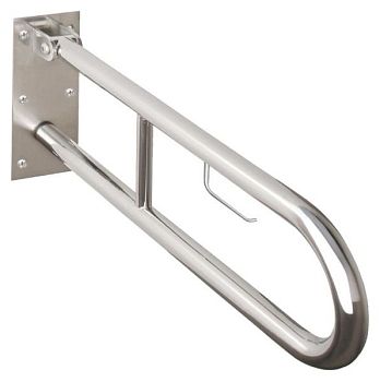 HELP Опорный U-образный поручень с перегородкой - 813mm, мат