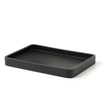 Gedy Brenda, настольный лоток, цвет черный матовый