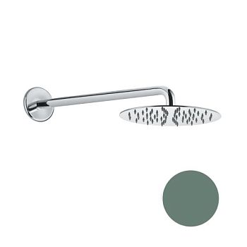 Верхний душ ультратонкий с кронштейном Fiore 30SM8630, изумрудный