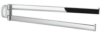 Gedy Stelvio, полотенцедержатель двойной поворотный, цвет хром