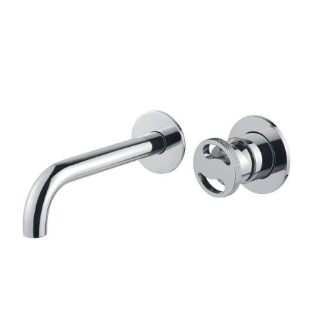 REVERSA Смеситель для раковины скрытого монтажа настенный моноком. излив L19 см, хром, артикул 28189