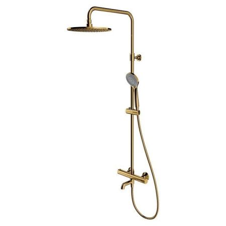 Термостатическая система для ванны наружного монтажа OMNIRES Y Y1234ALGL (золото)