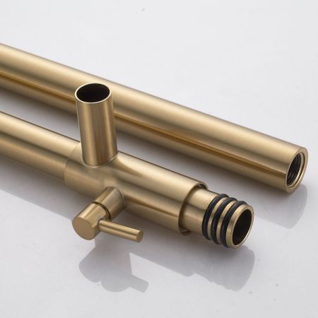 Душевая система Rose R3936G, золотой сатин, артикул R3936G