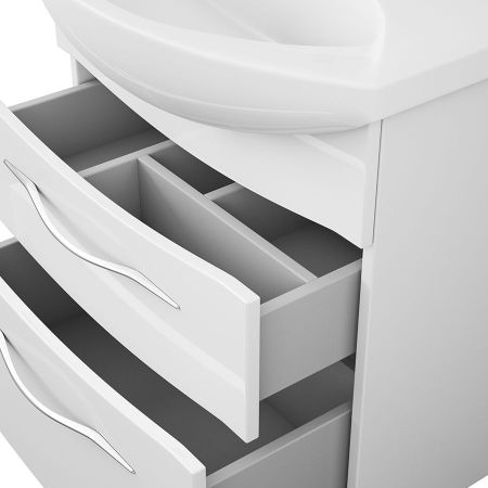 Тумба Vessla stor 65, белый лак, артикул OW22.11.00