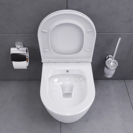 DX86C1800SC Sirius подвесной унитаз безободковый с функцией биде с сиденьем микролифт, артикул DX86C1800SC