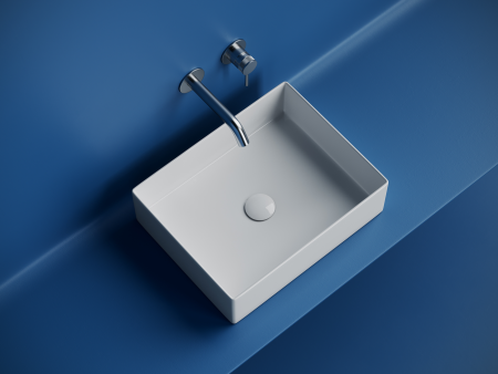 Раковина накладная прямоугольная Элемент (Element) 361x471x130, цвет белый, арт.CN6069, артикул CN6069