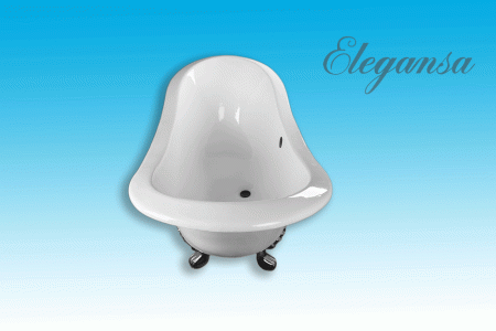 ВАННА чуг. ELEGANSA "TAISS" IRON FEET chrome