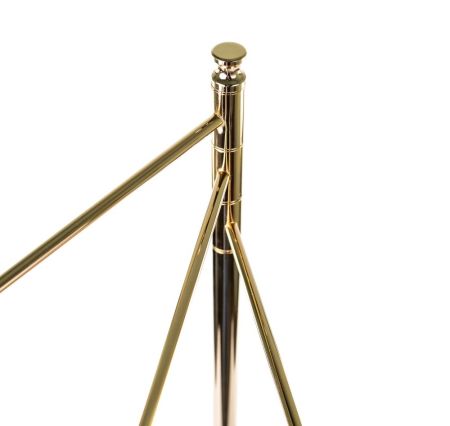 Stil Haus Hashi, стойка h85,5 см: 3 полотенцедержателя, цвет золото, артикул 1123/3(16)