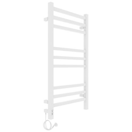 Полотенцесушитель электро "Астор ЧК9 350х700", белый муар, левый