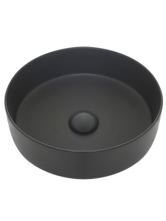 AQM5012 Раковина накладная круглая, цвет темно-серый матовый. 355x355x120, артикул AQM5012MDG