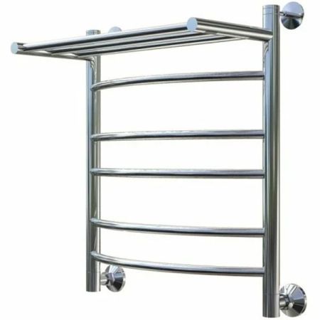 Водяной полотенцесушитель Тругор Приоритет 3 П НП 60x50 с полкой Хром, артикул Приоритет3/нп6050П