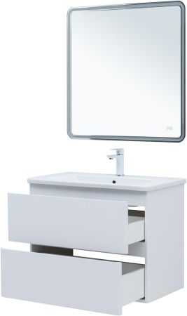 Тумба под раковину Aquanet Эмбер 80 белый матовый, артикул 00330467