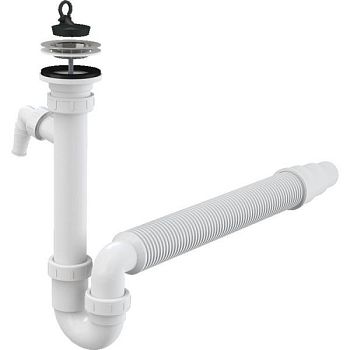 Сифон для кухонной мойки Alcaplast A830-DN50/40 Белый