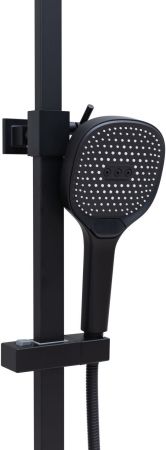 Душевая стойка Allen Brau Infinity 5.21030-31 черный матовый, артикул 5.21030-31