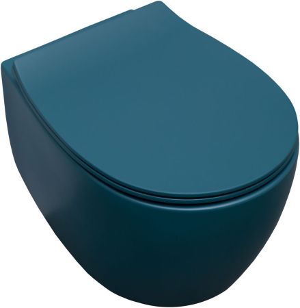 Чаша подвесного унитаза Allen Brau Fantasy 4.11004.PT петроль, артикул 4.11004.PT