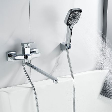 Смеситель для ванны Raffine F2296, хром