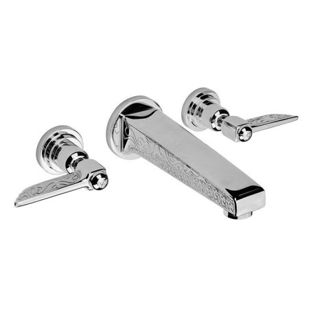 Nicolazzi Liberty Смеситель для раковины настенный, на 3 отверствия, цвет: хром, артикул 1077CR16