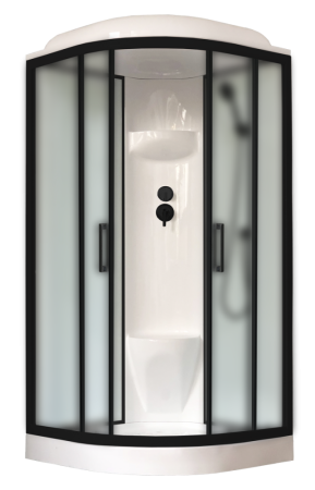 Душевая кабина Royal Bath  RB 90HK6-WC-BL (белое/матовое), артикул RB90HK6-WC-BL