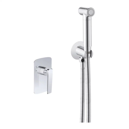 Гигиенический душ со смесителем Rose R1305, хром, артикул R1305