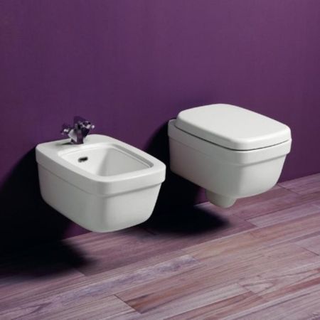 SIMAS Evolution Унитаз подвесной 52х37см, цвет белый (без крепежа F85), артикул EVO18bi