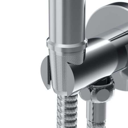 777510001 Jupiter, смеситель монтируемый в стену с гиг. душем, хром, артикул 777510001