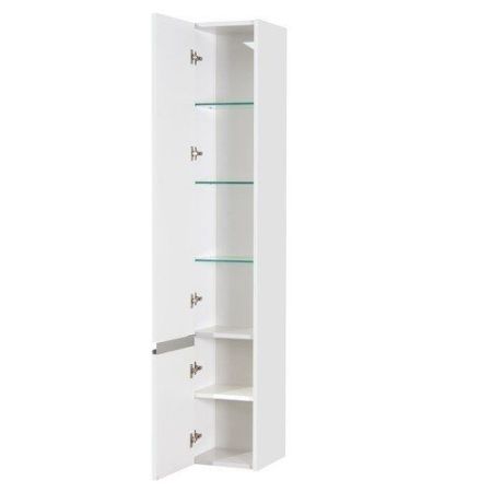 Шкаф-пенал Акватон Капри 30 подвесной 1A230503KP01L L Белый, артикул 1A230503KP01L